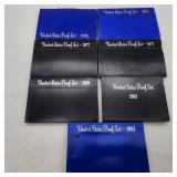 1968-83-S Asstd Date US Proof Sets (7)
