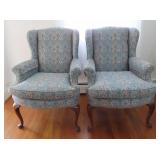 Queen Anne Wing Chairs