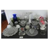 Assorted Clear And Colored Glass