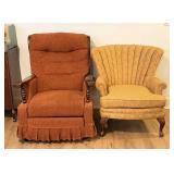 Parlor Chair And Reclining Armchair