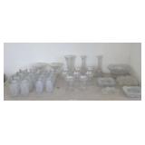 Pressed Glass Drink And Tablewares