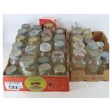 Clear Glass Fruit Jars