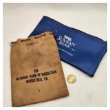 Nat'l Bank of Woodstock Bag + American Legion 199