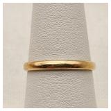 14K Gold Keepsake Wedding Ring