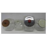 Selection of Glass Cookie Jars