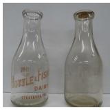 Hottle & Fisher Dairy Milk Bottles