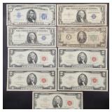 1934 $5 Etc Silver Certificates - 1934 $20 Note Et