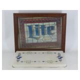 Bar Sign and Stove Covers