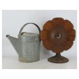 Antique Heating Dish and Watering Can