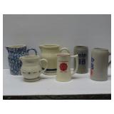 Stoneware Pitchers and Tankards