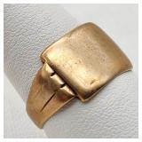 10K Gold Vintage Signet Ring No Initials