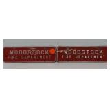 Woodstock Fire Department Tags