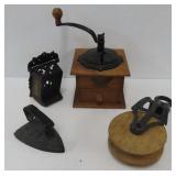 Cast Iron and Treenware Collectibles