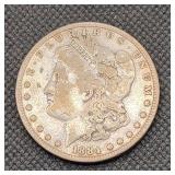 1884 Morgan Silver Dollar