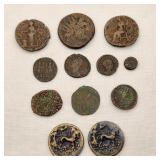 Group of Ancient Coins Isle of Rhodes, Roman Etc