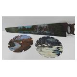 Paint Decorated Saw Blades