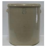 8 Gal Double Lug Handle Stoneware Crock