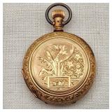 Elgin 7j Pocket Watch Ca 1890 Gold Filled