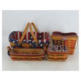 Patriotic Longaberger Baskets