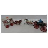 Cast Iron Horse Drawn Toys