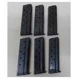 Six Colt .38 Super Magazines
