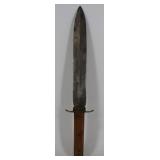 Double Edge Bowie Spear Point Knife