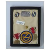 Stephen A. Tuba WWII Shadow Box