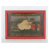 Boston Massacre Folk Art Painting