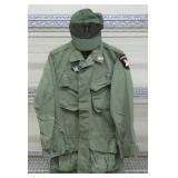 Vietnam War Combat Coat and Cap