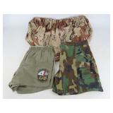 Airborne and Camo Shorts