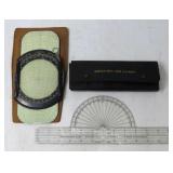 U.S. Navy Navigators Case and Plotters