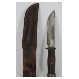WWII Cattaraugus 225Q Knife & Scabbard