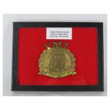 Virginia Military Institute Shako Plate
