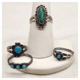 Silver Bell Trading Post Native American Rings
