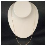 14K Gold Rope Link Necklace