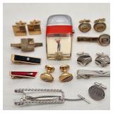Scripto Vu Golf Lighter + Mens Jewelry