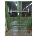 Chrome Wire Shelving Unit