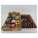 Tape Measures & Screwdrivers