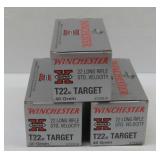 1500 Rds Winchester T22 Target Ammunition