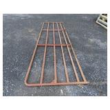 Red Metal Livestock Gate