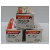 1500 Rds Winchester Wildcat 22 Ammunition