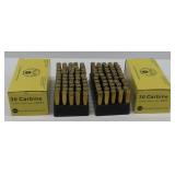 100 Rds UMC .30 Carbine Ammunition