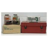 Gun Cleaning Supplies and Tool Box