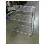 Chrome Wire Shelving Unit