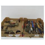 Assorted Hand Tools and Brace Drills