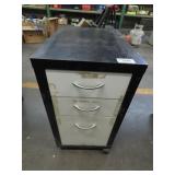 Rolling Three-Drawer Cabinet