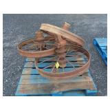 Metal Implement Wheels
