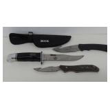 Three Buck Sheath Knives