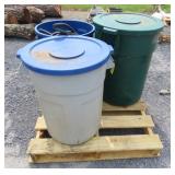 Rubbermaid Brute Containers And Hose