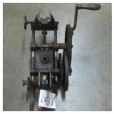 Antique Hand Crank Boot Matrix Cutting Machine